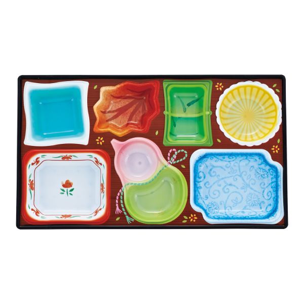 食器 PR-28 [本体]黒・内A [蓋]黒・無地 盛蓋 タカギ産業