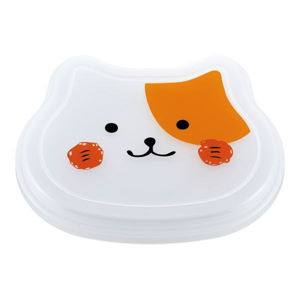 食器 B-182 [本体]イエロー10 [蓋]透明・新ネコ タカギ産業