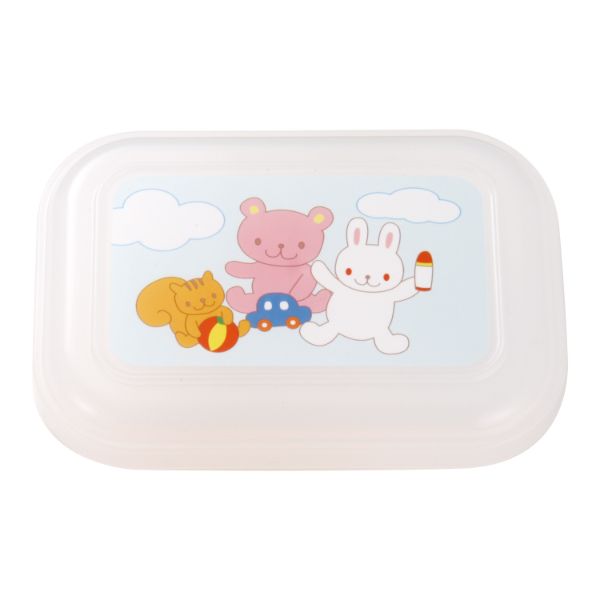 食器 B-401 [本体]イエロー10 [蓋]透明・ピュアフレンドA タカギ産業