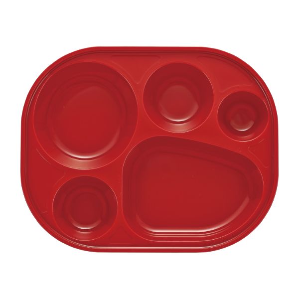 食器 BR-601 [本体]ワイン 透明：クローバー(ピンク) タカギ産業