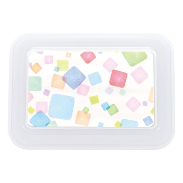 食器 B-306 [本体]紺 [蓋]透明・キャンディードロップス タカギ産業