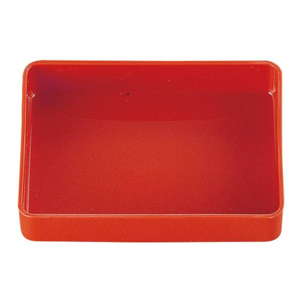食器 B-102 [本体]朱 [蓋]朱・布目 タカギ産業