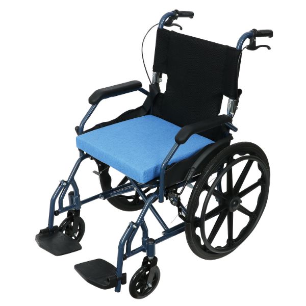 【介護/医療】その他 スクエアクッション ブルー アーテック