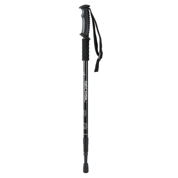 【介護/医療】杖 トレッキングポール 黒 アーテック