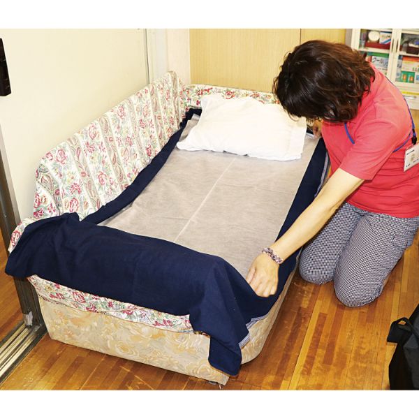 【介護/医療】清拭 使い捨てシーツ 白 小 10枚入 アーテック