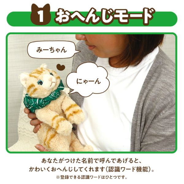 よんで！だっこして！おへんじアニマル 猫 アーテック