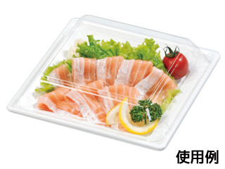 軽食容器 福皿 18H白 新 福助工業