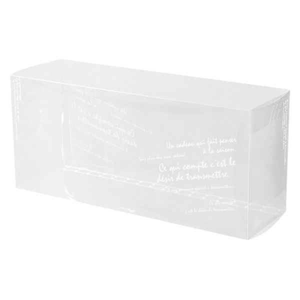 ギフト箱 BKF フラワークリアワイドBOX本体-M(10枚) ヘッズ
