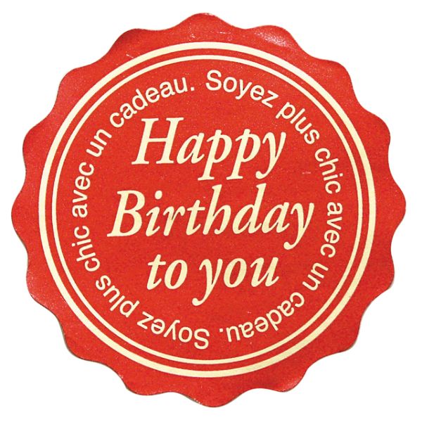 ラベル HAPPY BIRTHDAY TO YOU シール(100枚) ヘッズ