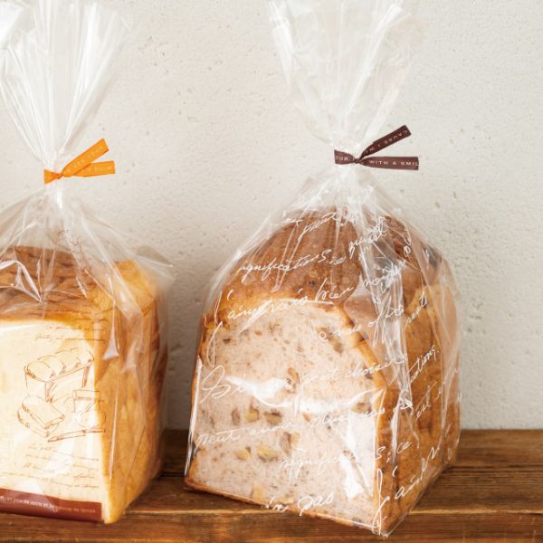 ポリ手提げ NEWフレンチIPP食パンバッグ-1斤(100枚) ヘッズ