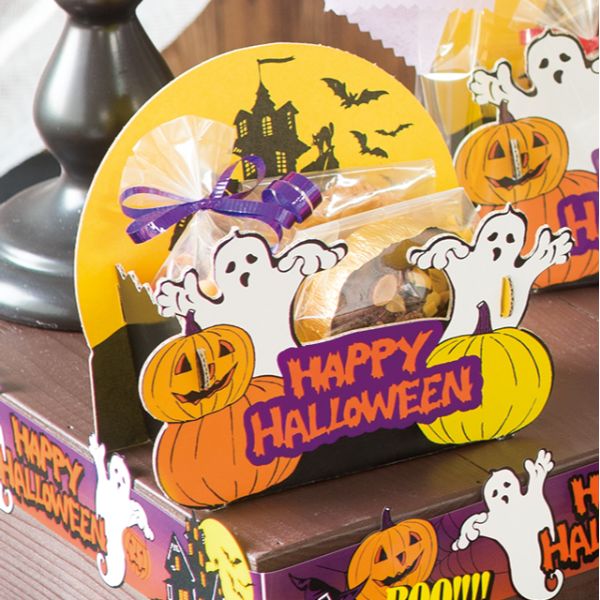 販売什器 アメリカンハロウィンワンタッチトレイー3(20枚) ヘッズ