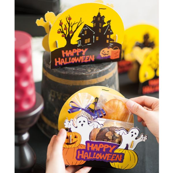 販売什器 アメリカンハロウィンワンタッチトレイー3(20枚) ヘッズ