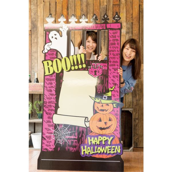 ヘッズ 顔はめパネル アメリカンハロウィン顔出しパネル-2(1枚)