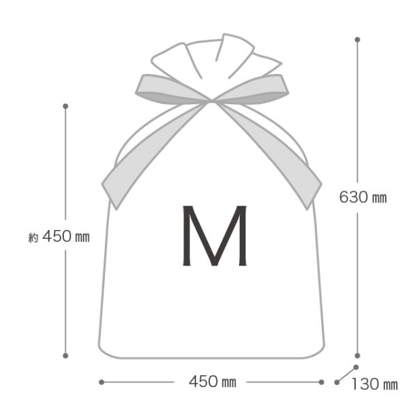 袋 アルミ蒸着リボン付バッグ-M ピンク(10枚) ヘッズ