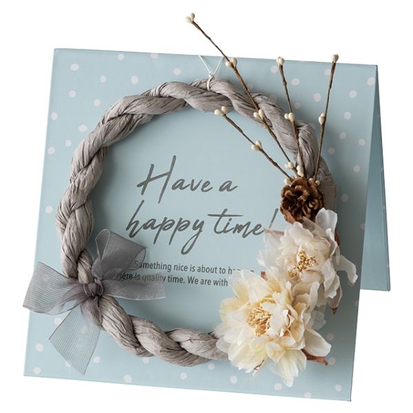 フラワー什器 アレンジメントスタンディングリースM-1(2個) ヘッズ