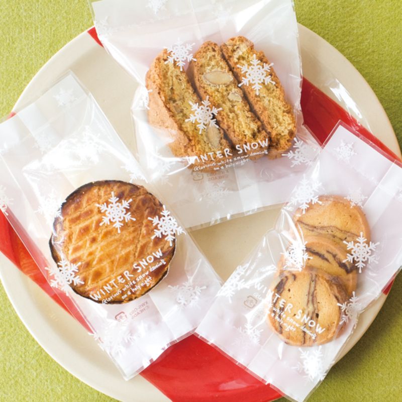 テープ無 OPP袋 ウィンタースノースイーツパック クリア-3(100枚) ヘッズ