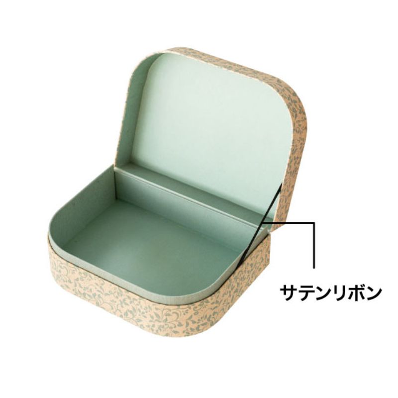 ギフト箱 ヴィンテージファブリック貼箱 マノン-S(4個) ヘッズ