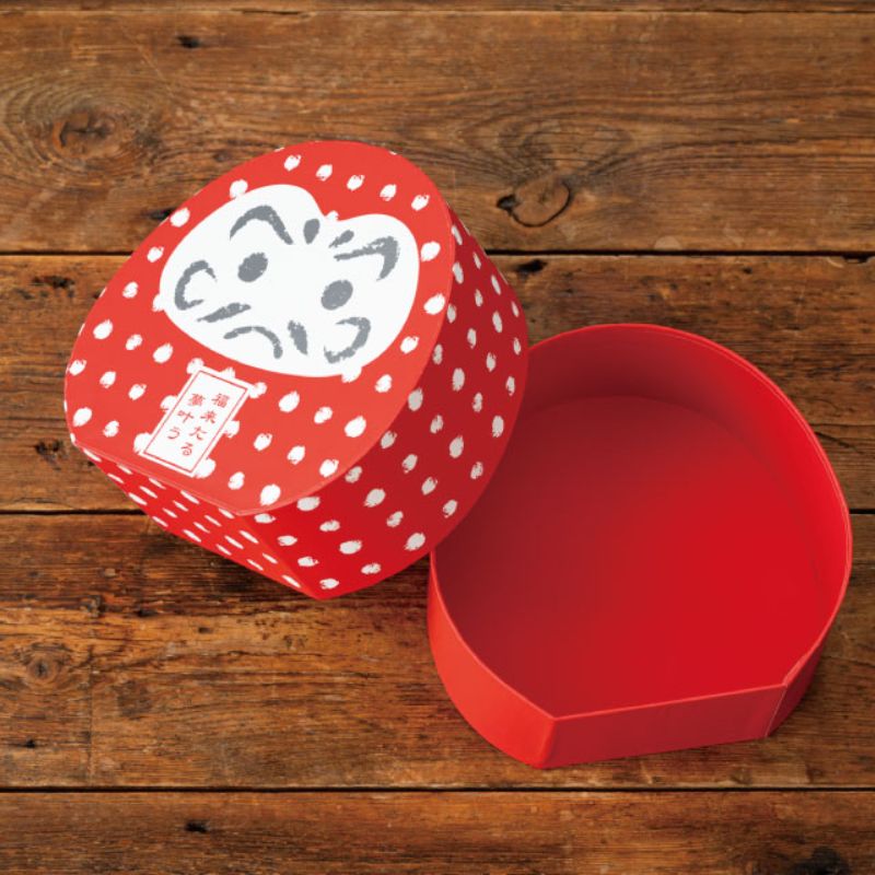 ギフト箱 エンギモノ貼箱-M ダルマ(4個) ヘッズ