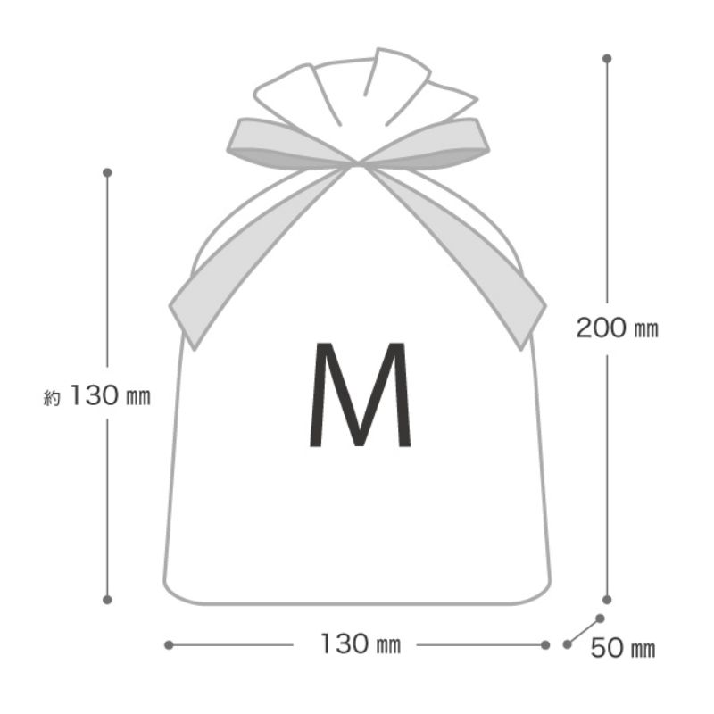 袋 オーガンジーバッグ モーブ-M(10枚) ヘッズ