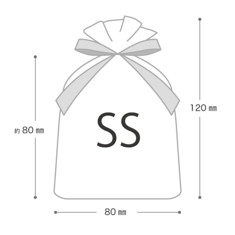 袋 オーガンジーバッグ モーブ-SS(10枚) ヘッズ