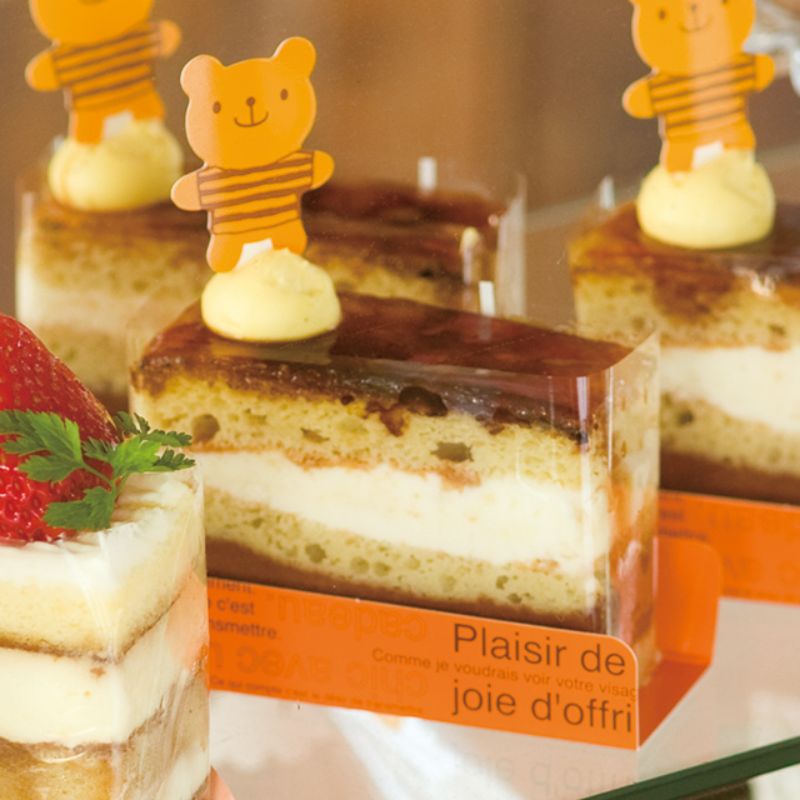 ケーキトレー カフェオレケーキプレート(100枚) ヘッズ