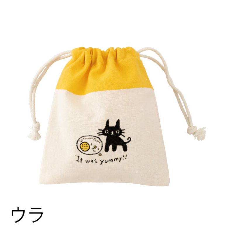 袋 グラットンベア巾着バッグ-S(10枚) ヘッズ