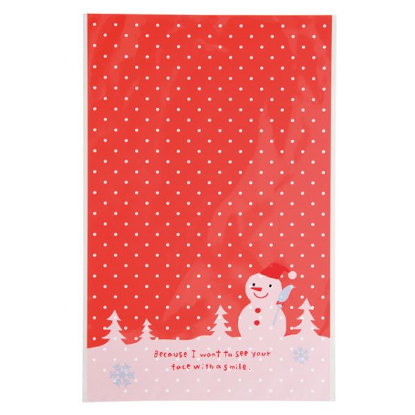 袋 スノーマンOPPギフトバッグ-2(50枚) ヘッズ