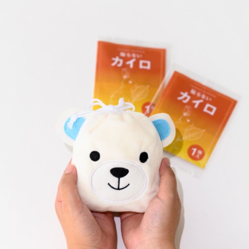 ヘッズ 布製巾着袋 シロクマ巾着バッグ-S(10枚)