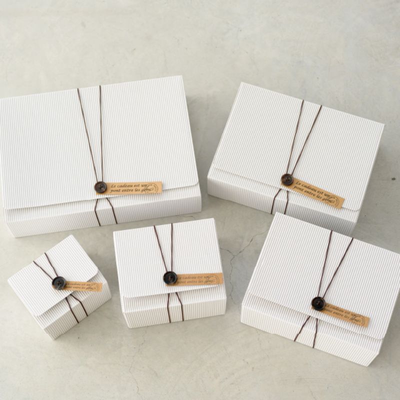 贈答箱 シングルホワイトギフトボックス-2(10枚) ヘッズ