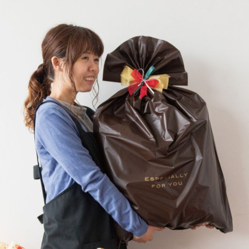 袋 シンプルビッグバッグブラウン-BXL(20枚) ヘッズ