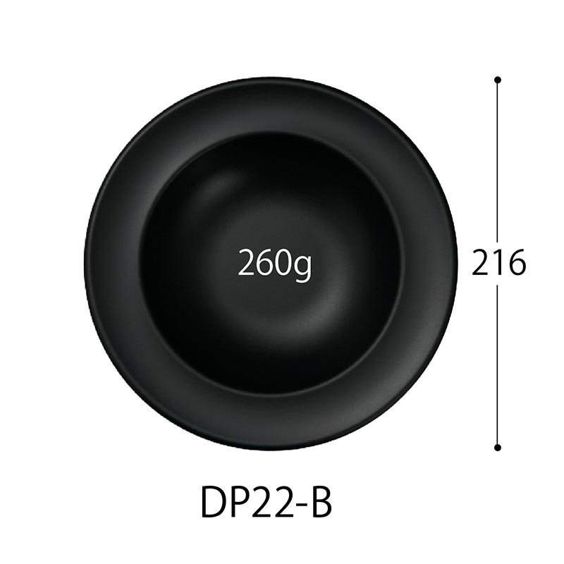 軽食容器 SD DP22-B BK 身 中央化学