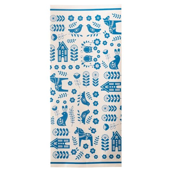 紙手提袋 スカンジナビアフラワーペーパーバッグ-1(20枚) ヘッズ