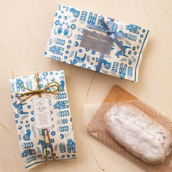 紙手提袋 スカンジナビアフラワーペーパーバッグ-1(20枚) ヘッズ