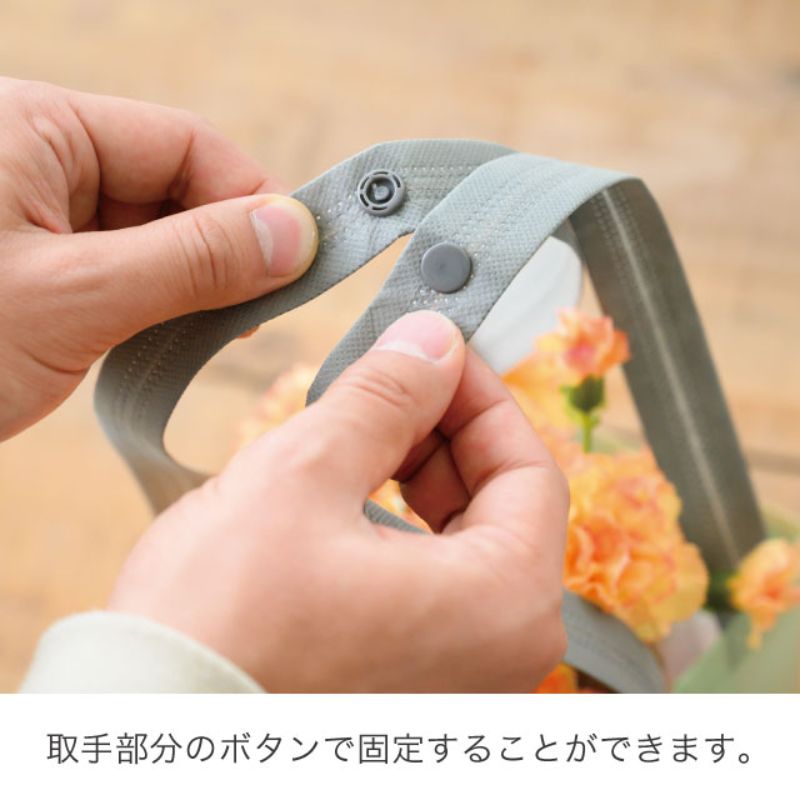 袋 スカンジナビアフラワー不織布バッグ-1(10枚) ヘッズ