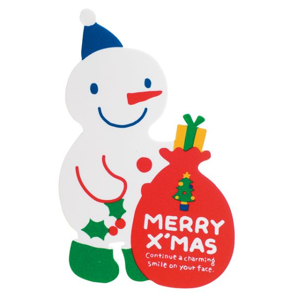 ヘッズ クリスマス用品 スノーマンバッジ-1(5個)