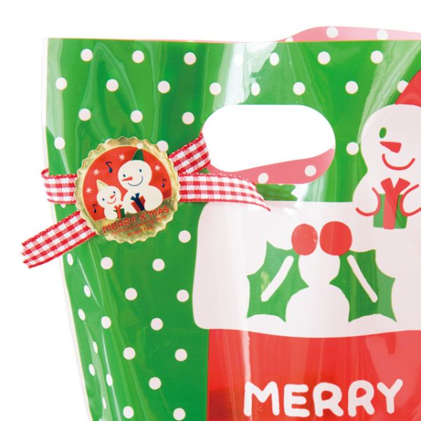 スノーマンロールシール-2(500枚) ヘッズ