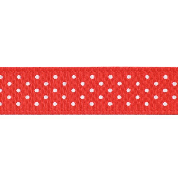 ヘッズ ラッピング ドットレッドグログランリボン-1(1巻) DTR-GR1