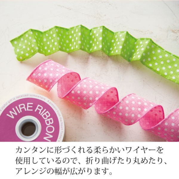 ナチュラルドットワイヤーリボンイエロー-4(1巻) ヘッズ