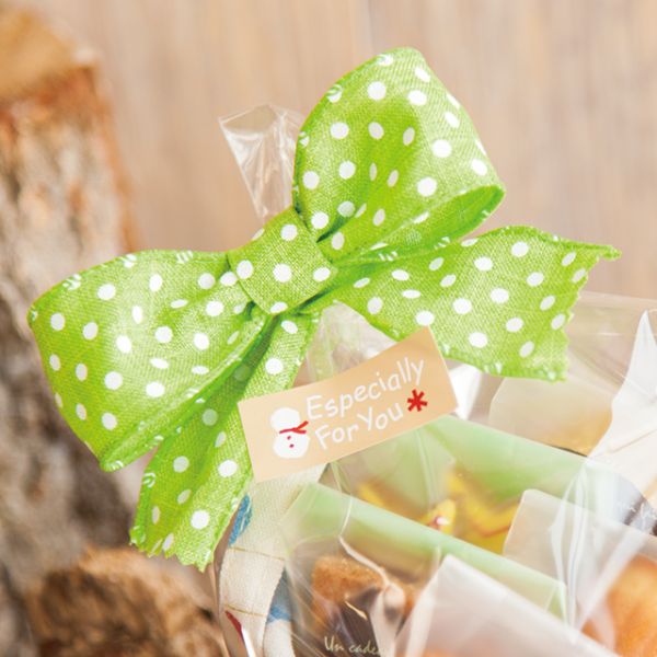 ナチュラルドットワイヤーリボングリーン-3(1巻) ヘッズ