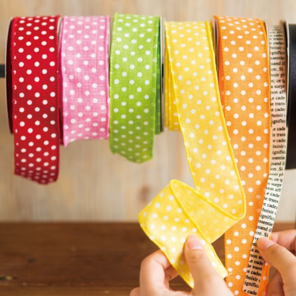 ナチュラルドットワイヤーリボングリーン-3(1巻) ヘッズ