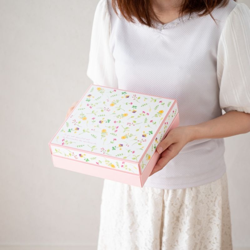 ギフト箱 ナチュラルフラワーギフトBOX-M(10枚) ヘッズ
