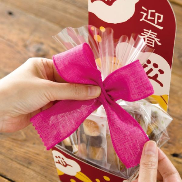 ヘッズ ラッピング ナチュラルワイヤーリボンピンク-2(1巻) NPL-R2