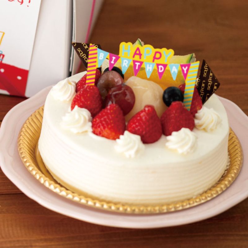 スウィーツ用品 バースデイケーキピック ガーランド-4(50枚) ヘッズ