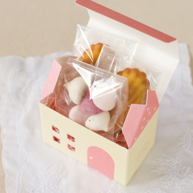 ギフト箱 ハウスギフトBOX(ピンク)-S(10枚) ヘッズ