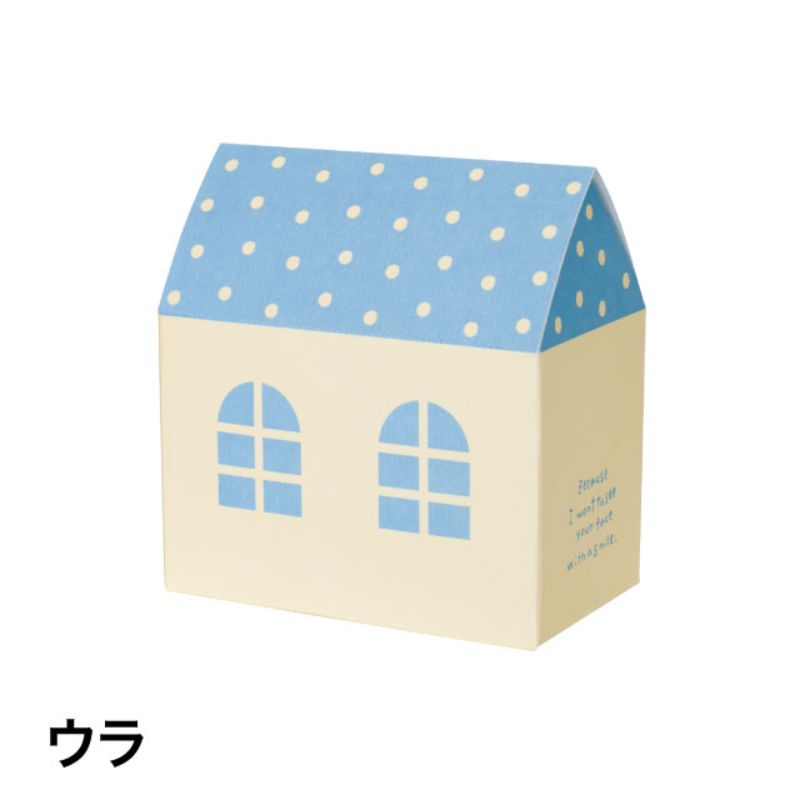 ギフト箱 ハウスギフトBOX(ブルー)-S(10枚) ヘッズ