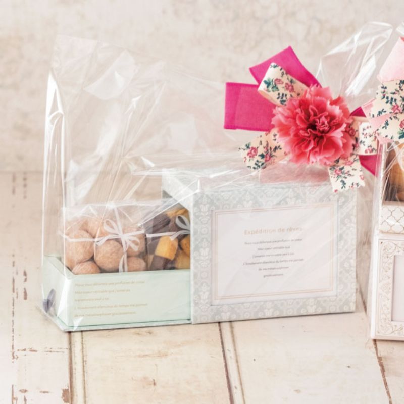 ギフト箱 パステルアンティークフレームボックス-1 グリーン(4個) ヘッズ