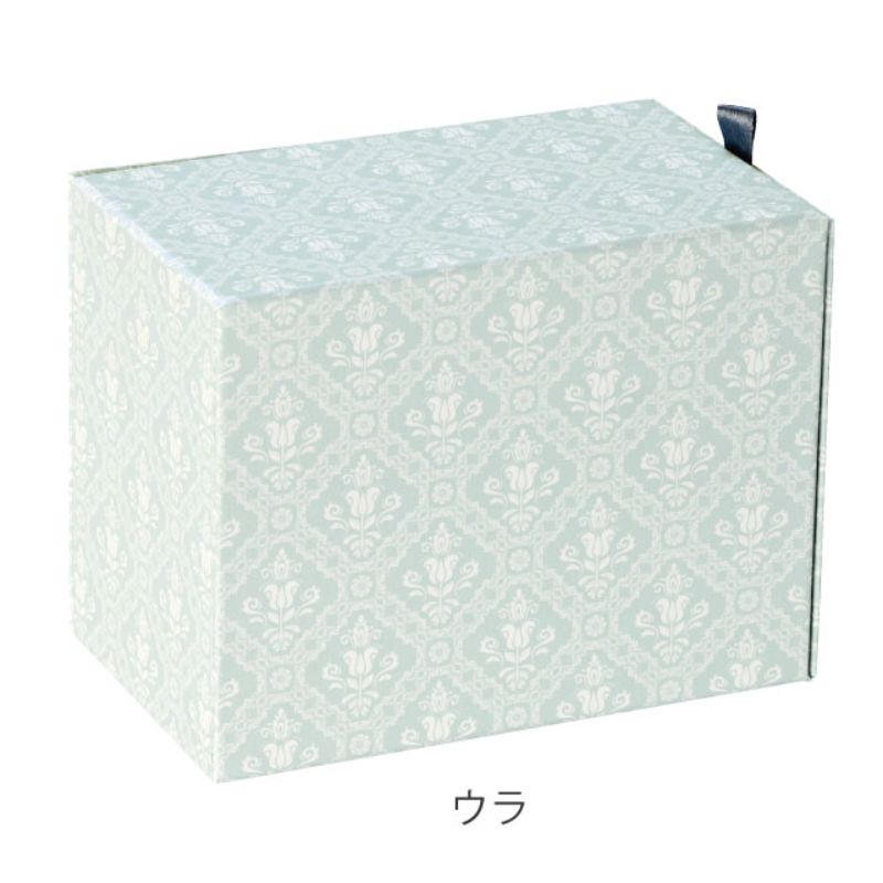 ギフト箱 パステルアンティークフレームボックス-1 グリーン(4個) ヘッズ