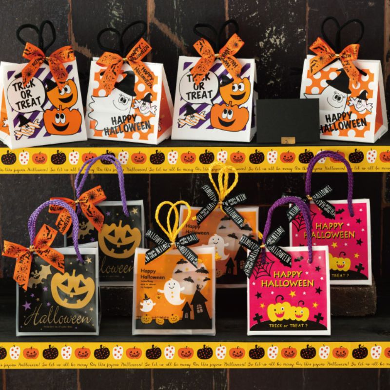 袋 ハッピーピンクハロウィンキューブバッグ-2(20枚) ヘッズ