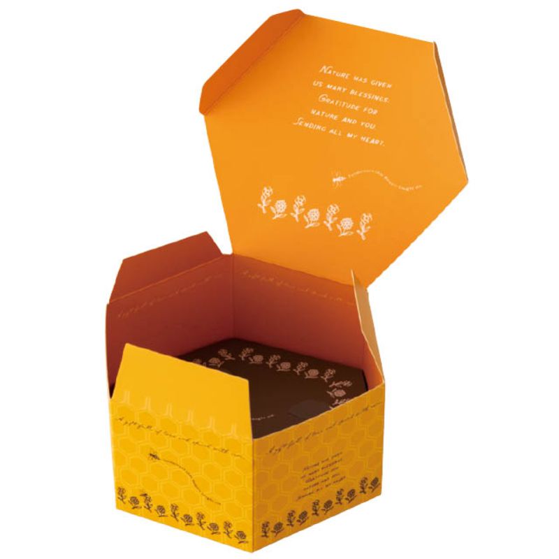 ギフト箱 ハニー六角ギフトボックス-M(10枚) ヘッズ