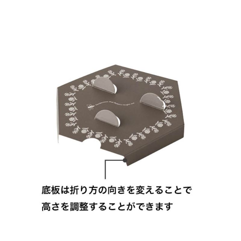 ギフト箱 ハニー六角ギフトボックス-M(10枚) ヘッズ